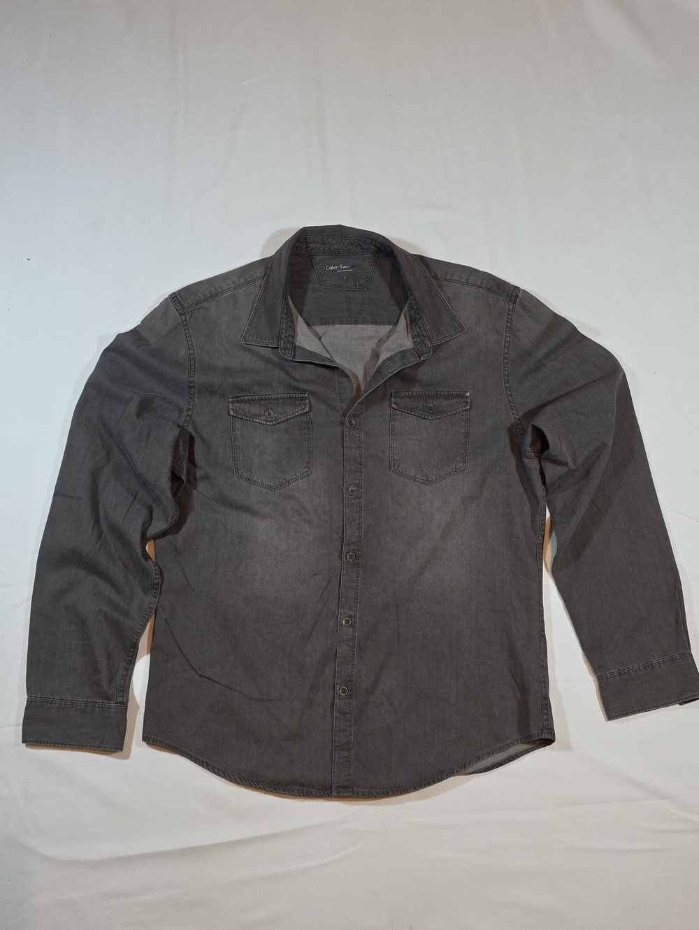 Calvin Klein Jeans Charcoal Gray Shirt